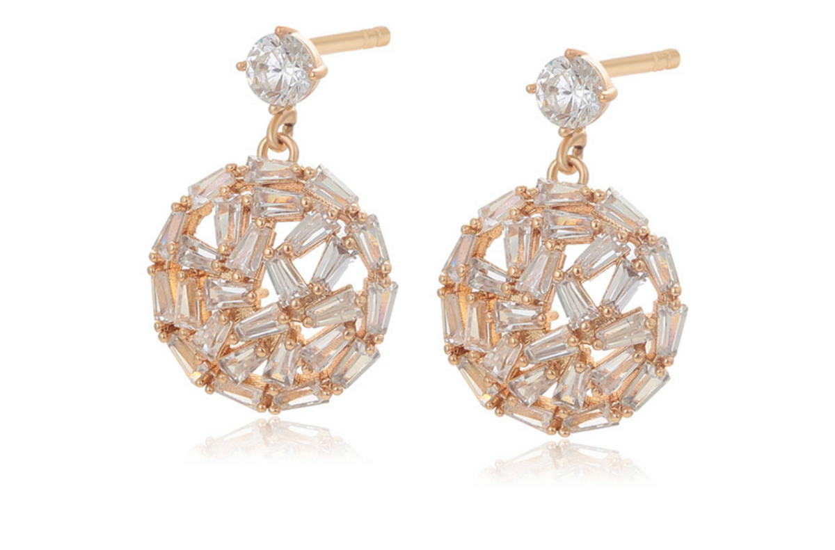 Baguette Cluster Drops