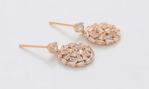 Baguette Cluster Drops