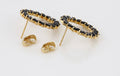 Onyx Baguette Studs
